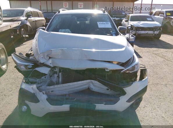 JF2GUHDC7S8203429 2025 SUBARU CROSSTREK White ხელსაწყოთა პანელის ხედი