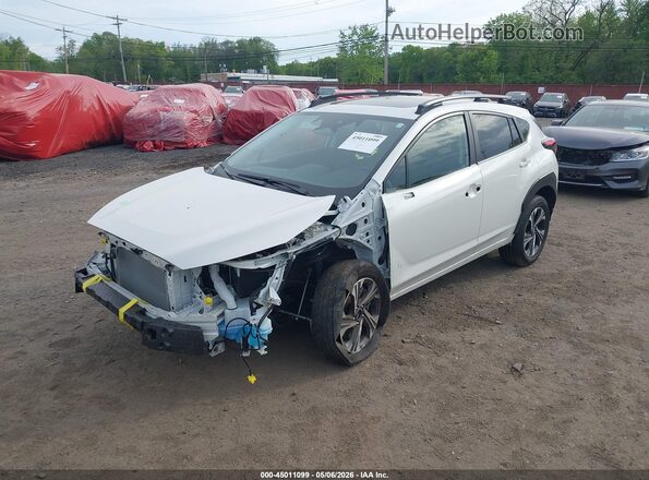 JF2GUHDC7S8343593 2025 SUBARU CROSSTREK White Դիմացի տեսք