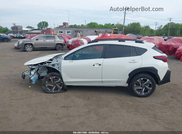JF2GUHDC7S8343593 2025 SUBARU CROSSTREK White Սալոնի 360 աստիճան տեսք