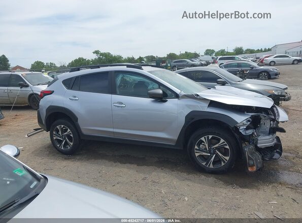 JF2GUHDC8S8290791 2025 SUBARU CROSSTREK Silver Սարքավորումների վահանակի տեսք
