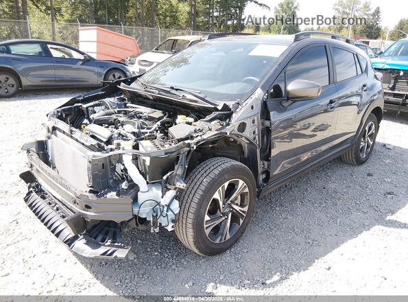 JF2GUHDC8S8344560 2025 SUBARU CROSSTREK Gray Передня ліва чверть
