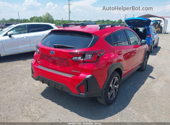 JF2GUHDCXS8272390 2025 SUBARU CROSSTREK Red უკანა მარჯვენა