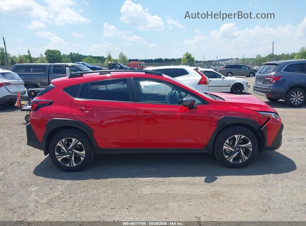 JF2GUHDCXS8272390 2025 SUBARU CROSSTREK Red უკანა სალონის ხედი