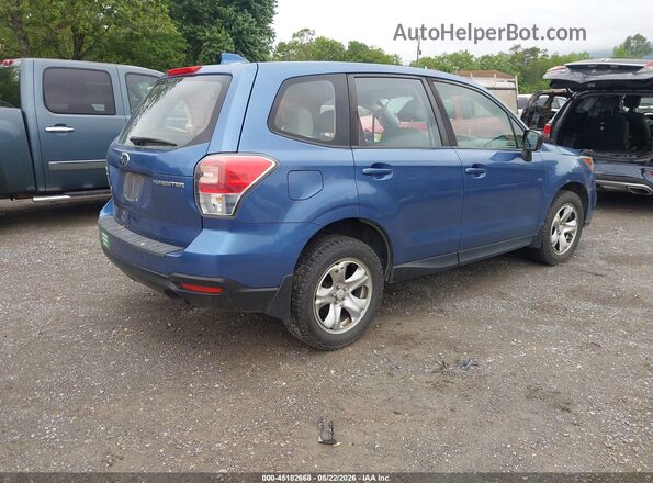 JF2SJAAC0JG548479 2018 SUBARU FORESTER Blue Tył prawy