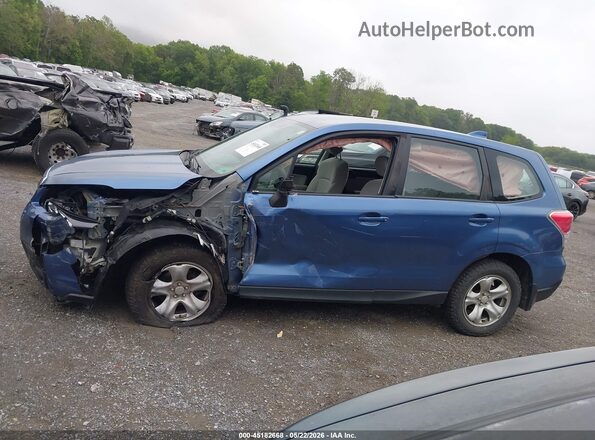 JF2SJAAC0JG548479 2018 SUBARU FORESTER Blue Widok wnętrza 360 stopni
