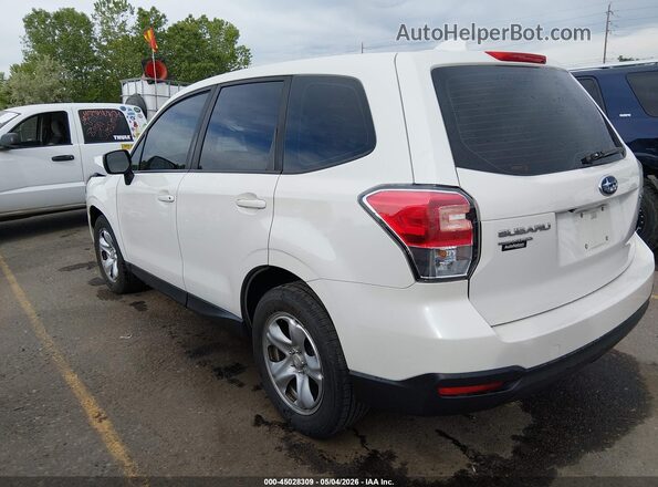 JF2SJAAC0JH430507 2018 SUBARU FORESTER 2.5 White უკანა მარცხენა