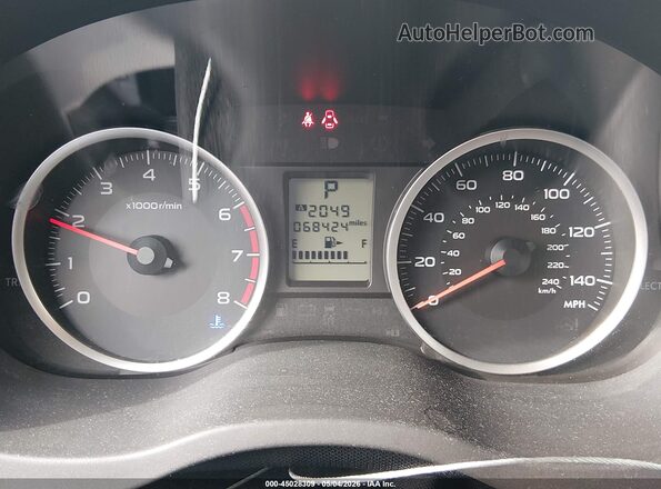 JF2SJAAC0JH430507 2018 SUBARU FORESTER 2.5 White უკანა სავარძლების ხედი
