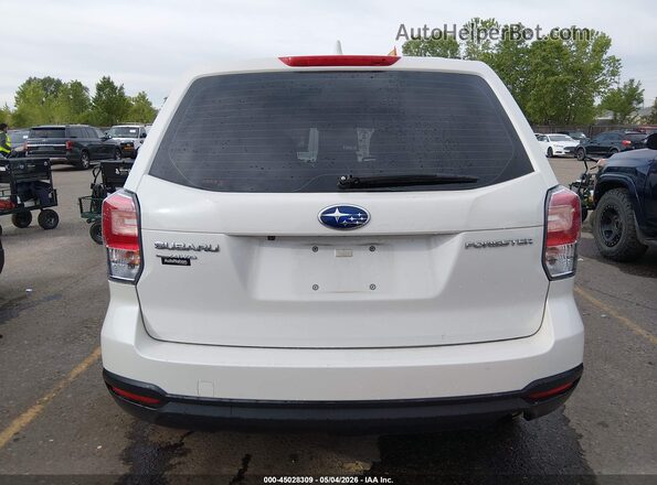 JF2SJAAC0JH430507 2018 SUBARU FORESTER 2.5 White 