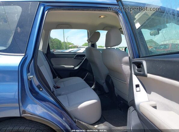 JF2SJAAC1GH503389 2016 SUBARU FORESTER 2.5 Blue Вид наклейки з VIN-кодом