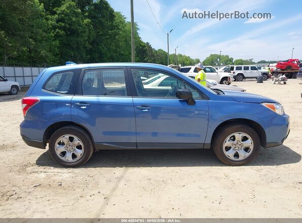 JF2SJAAC1GH503389 2016 SUBARU FORESTER 2.5 Blue Вид задньої частини салону