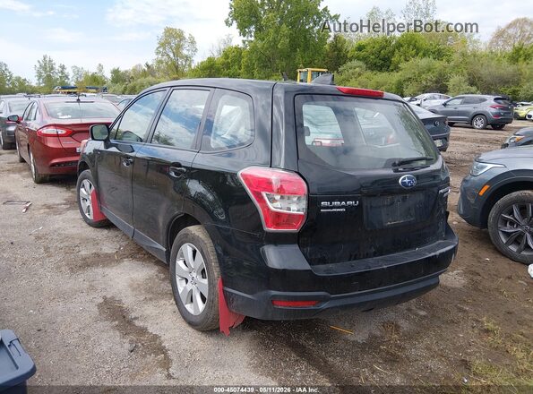 JF2SJAAC4GG525991 2016 SUBARU FORESTER 2.5 Черный Задняя левая четверть