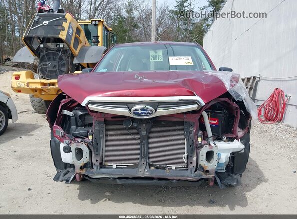 JF2SJAAC4GH559858 2016 SUBARU FORESTER Burgundy Вид задньої частини салону