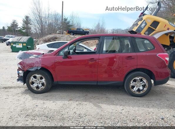 JF2SJAAC4GH559858 2016 SUBARU FORESTER Burgundy 