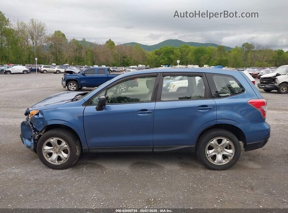 JF2SJAAC6GH565192 2016 SUBARU FORESTER 2.5 Blue 