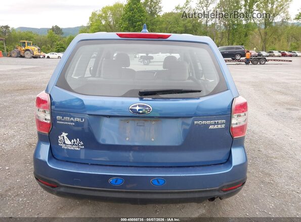 JF2SJAAC6GH565192 2016 SUBARU FORESTER 2.5 Blue 