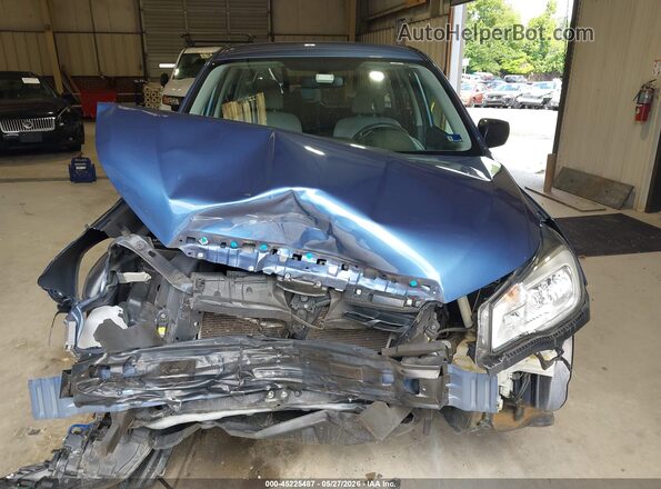 JF2SJAAC7JG606801 2018 SUBARU FORESTER Blue Вид щитка приладів