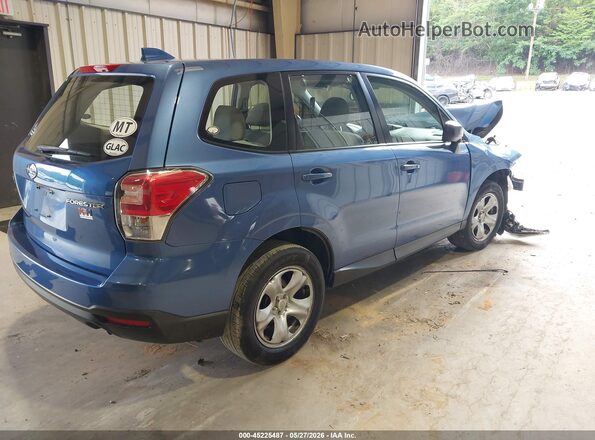 JF2SJAAC7JG606801 2018 SUBARU FORESTER Blue Задня права чверть
