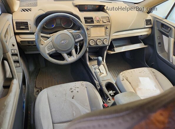 JF2SJAAC7JH453430 2018 SUBARU FORESTER Silver Widok deski rozdzielczej