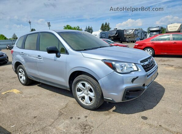 JF2SJAAC7JH453430 2018 SUBARU FORESTER Silver Przód prawy