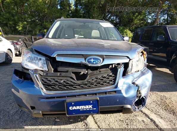 JF2SJABC0GH482601 2016 SUBARU FORESTER Blue Widok zestawu wskaźników