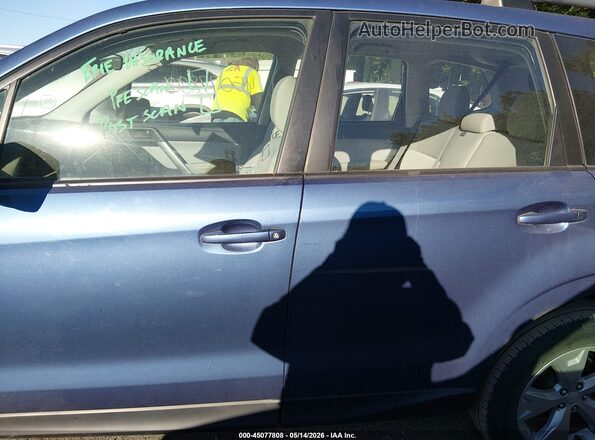 JF2SJABC0GH482601 2016 SUBARU FORESTER Blue Widok wnętrza 360 stopni