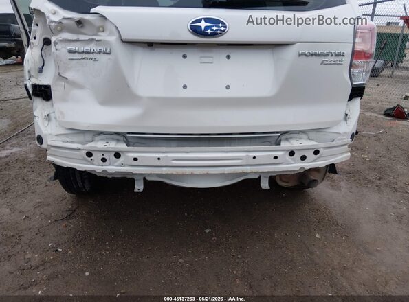 JF2SJABC0HH435988 2017 SUBARU FORESTER Белый Вид спереди
