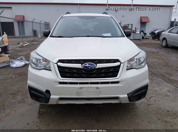 JF2SJABC0HH435988 2017 SUBARU FORESTER Белый Вид задней части салона