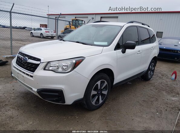 JF2SJABC0HH435988 2017 SUBARU FORESTER Белый Передняя левая четверть