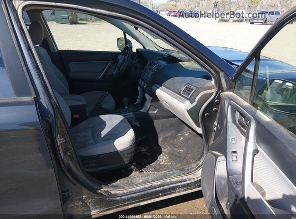 JF2SJABC0JH600847 2018 SUBARU FORESTER 2.5 Gray Вид салону спереду