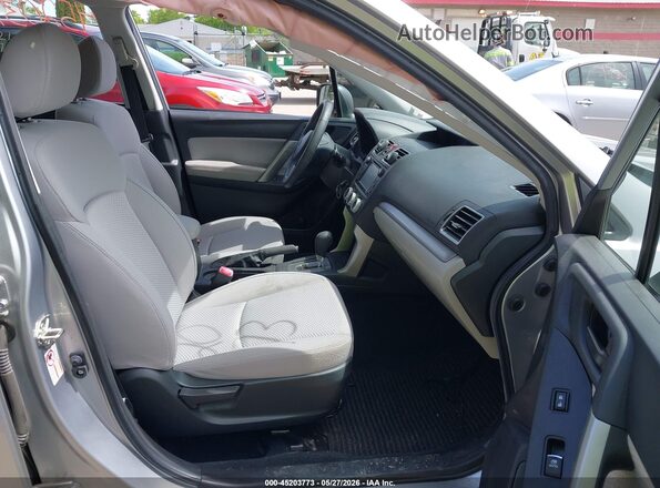 JF2SJABC1JH415903 2018 SUBARU FORESTER Silver Вид салону спереду