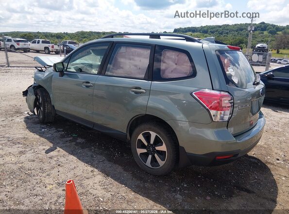 JF2SJABC1JH601750 2018 SUBARU FORESTER Green Rear left