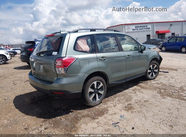 JF2SJABC1JH601750 2018 SUBARU FORESTER Green Rear right