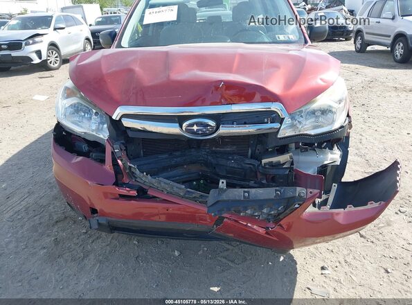 JF2SJABC2GH567858 2016 SUBARU FORESTER 2.5 Burgundy 