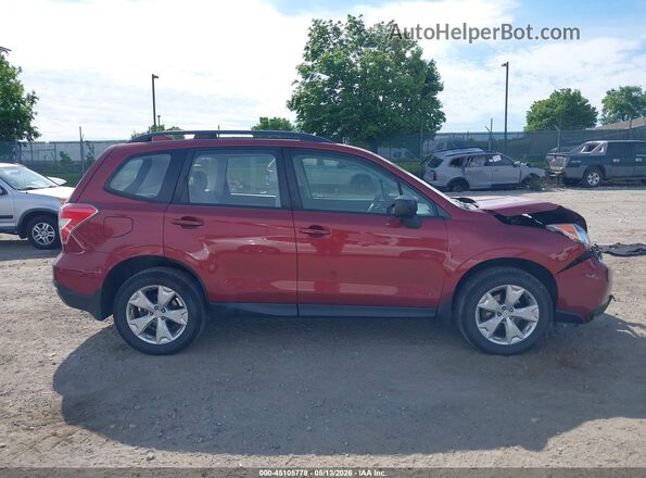 JF2SJABC2GH567858 2016 SUBARU FORESTER 2.5 Burgundy 