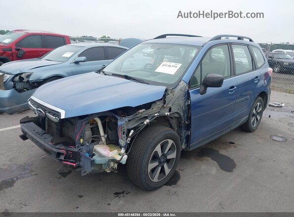 JF2SJABC2HH589604 2017 SUBARU FORESTER Blue Vista tres cuartos delantera izquierda