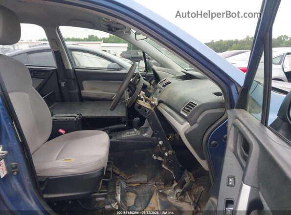 JF2SJABC2HH589604 2017 SUBARU FORESTER Blue Vista interior delantera
