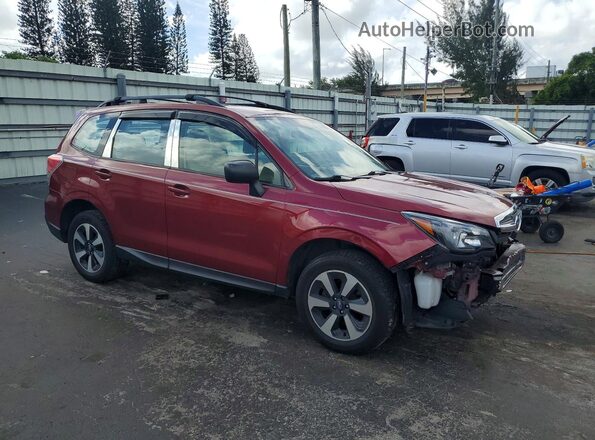 JF2SJABC2JH469419 2018 SUBARU FORESTER Red Front right
