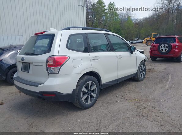 JF2SJABC2JH542658 2018 SUBARU FORESTER 2.5 White Задня права чверть