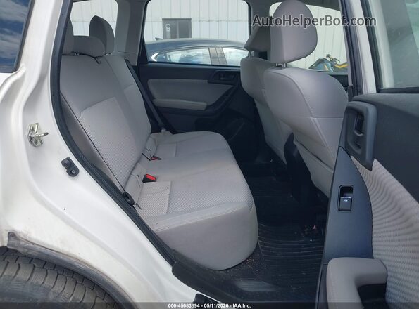 JF2SJABC2JH542658 2018 SUBARU FORESTER 2.5 White Вид наклейки з VIN-кодом