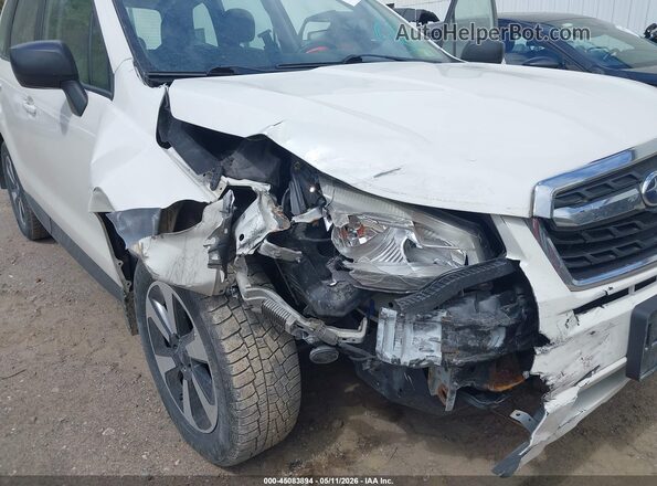 JF2SJABC2JH542658 2018 SUBARU FORESTER 2.5 White Вид спереду