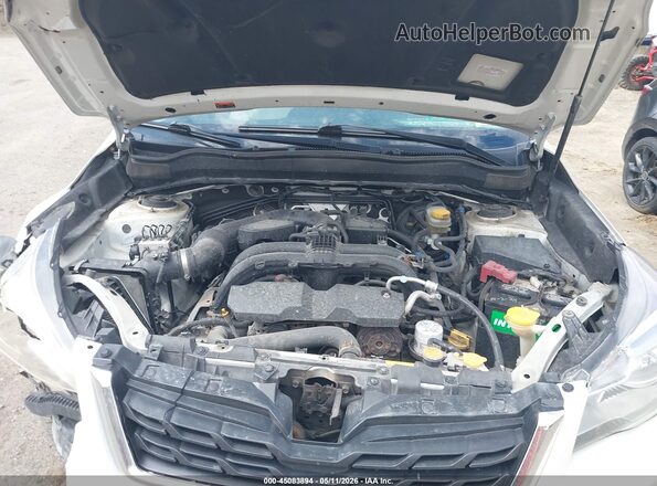JF2SJABC2JH542658 2018 SUBARU FORESTER 2.5 White Вид ззаду