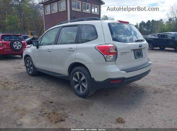 JF2SJABC2JH542658 2018 SUBARU FORESTER 2.5 White Задня ліва чверть
