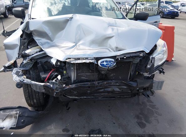 JF2SJABC4GH532089 2016 SUBARU FORESTER Silver Դիմացի տեսք