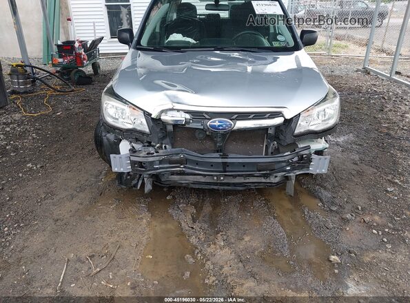 JF2SJABC5HH478058 2017 SUBARU FORESTER Light Blue Front view