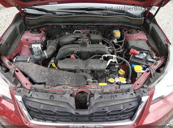 JF2SJABC6HH576144 2017 SUBARU FORESTER Red უკანა ხედი