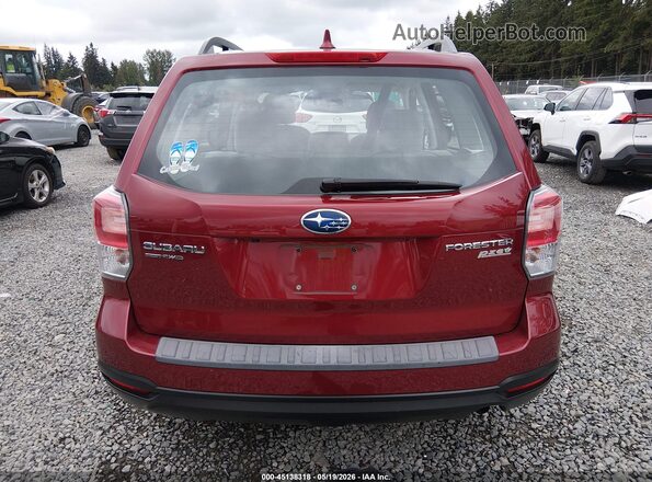 JF2SJABC6HH576144 2017 SUBARU FORESTER Red 