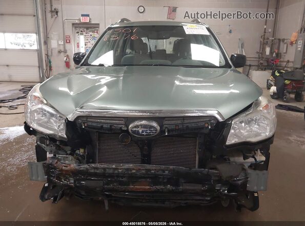 JF2SJABC7GH426736 2016 SUBARU FORESTER 2.5 Green Widok z przodu