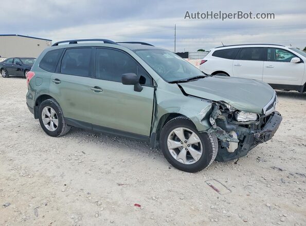 JF2SJABC7GH440751 2016 SUBARU FORESTER Green Delantero derecho