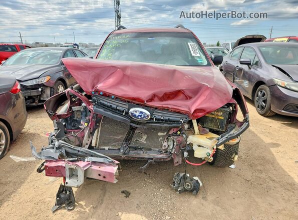 JF2SJABC7GH477265 2016 SUBARU FORESTER 2.5 Burgundy Вид спереду
