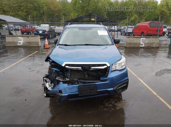 JF2SJABC7JH456472 2018 SUBARU FORESTER 2.5 Синий Вид щитка приборов